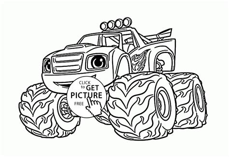 Blaze And The Monster Machine Coloring Pages Coloring Home