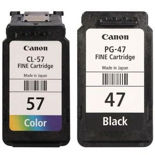 Download canon pixma e470 driver (full & basic driver). CANON PG-47/CL-57/CL-57S BLACK/COLOR FINE INK CARTRIDGE ...