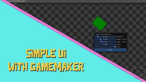 Simple Ui With Gamemaker Youtube