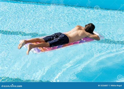 Relaxing In A Pool Stock Image Image Of Floating Beauty