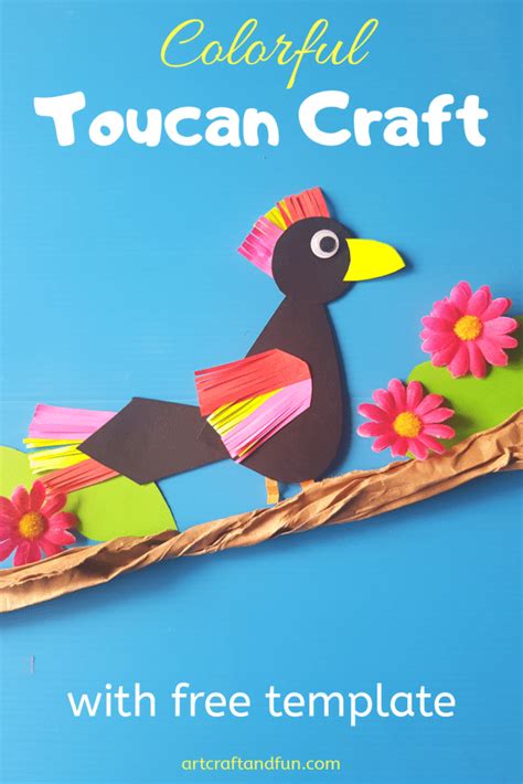 Colorful Toucan Craft With Free Template