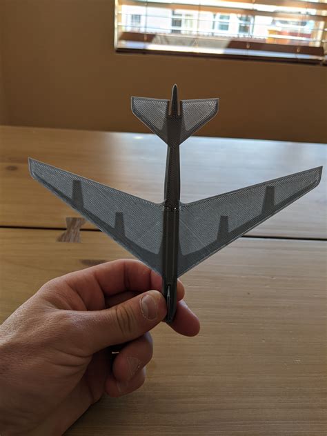 3d Printable B52 Flying Glider Powered By An Elastic Band By Conor Devine