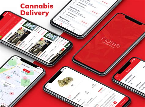 Cannabis Delivery App Uiux Design By Gulfam Gulfam On Dribbble
