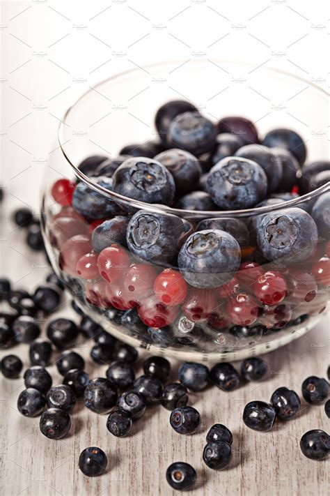 Berries Assortment In Glass Bowl High Quality Food Images ~ Creative