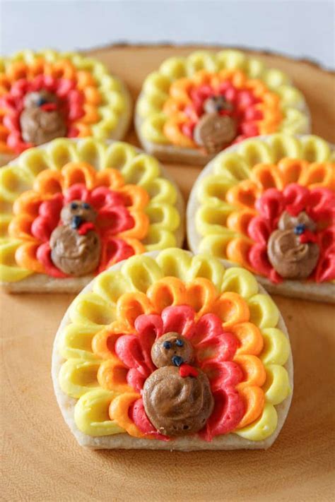 How To Decorate Easy Turkey Sugar Cookies Goodie Godmother