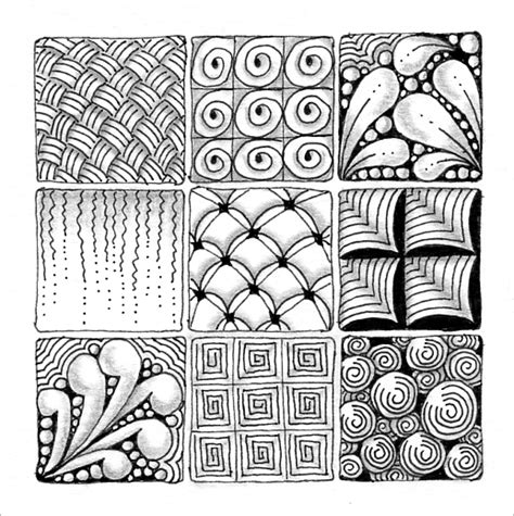 How to draw printemps and crazy printemps. Time for Tangling: Official Zentangle® Patterns - Chillon, Emingle, Flux, Keeko, Msst, Printemps ...