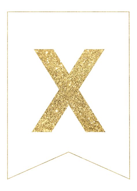 Gold Free Printable Banner Letters Paper Trail Design Gold Free