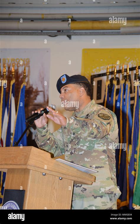 Us Army Command Sgt Maj William Majors Outgoing Commander