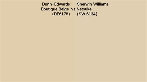 Dunn Edwards Boutique Beige De6178 Vs Sherwin Williams Netsuke Sw