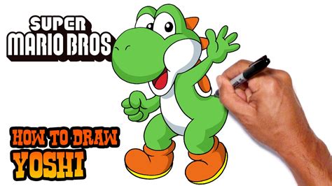 How To Draw Yoshi Super Mario Bros