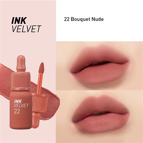 Peripera Ink Velvet In 22 Bouquet Nude Beauty Personal Care Face