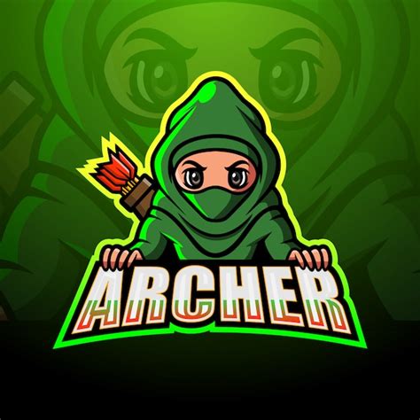 Premium Vector Archer Mascot Esport Illustration