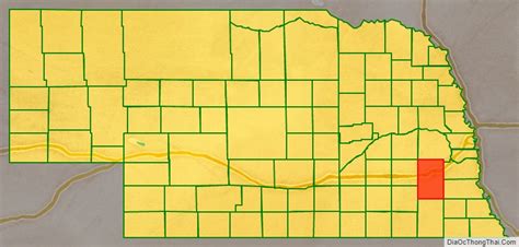 Map Of Lancaster County Nebraska
