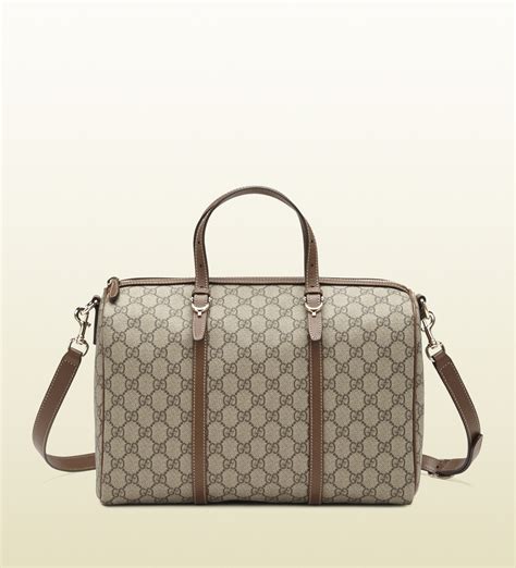 He also seemed to be a very individualistic guy who kept alone most his life; Lyst - Gucci Nice Gg Supreme Canvas Boston Bag in Brown