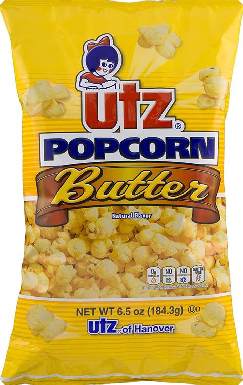 Utz Quality Foods Butter Popcorn 65 Oz Bag 4 Bags