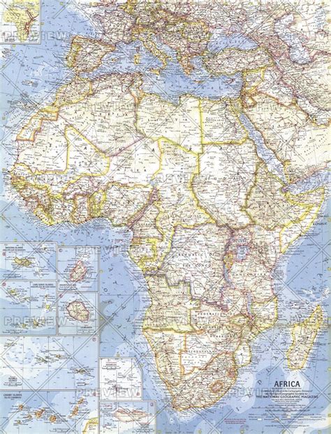Africa Published 1960 Xyz Maps