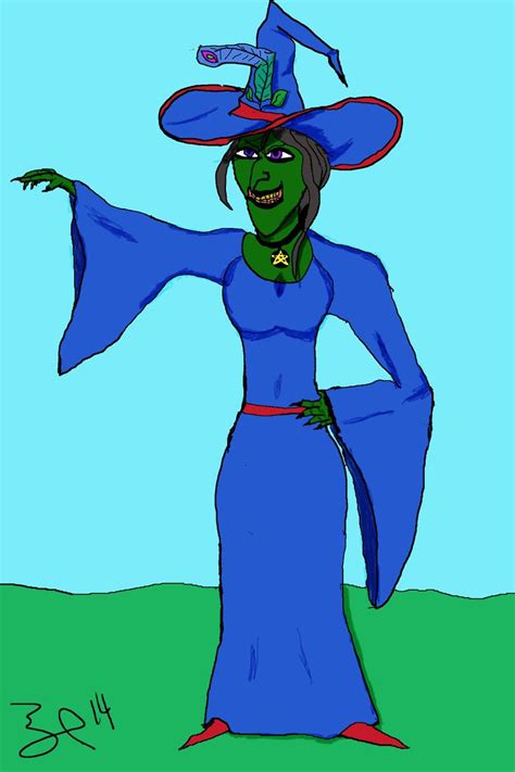 Aunt Esther My Favorite Witch Character Original Art Art