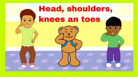Head Shoulders Knees And Toes Bear YouTube