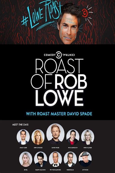 Headlined by a roast master, you will witness celebrities ranging from actors and comedians to athletes and radio personalities telling jokes and stories about the star of the show that will make you laugh one second and cringe the next! Watch Comedy Central Roast of Rob Lowe online for free ...