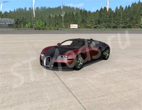 Скачать мод Bugatti Veyron версия 1 для Beamngdrive V09