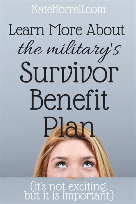 10 Places To Learn About The Survivor Benefit Plan • Katehorrell