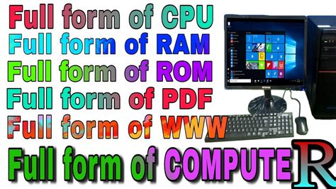 30 Most Commonly Used Computer Full Form Computer Full Form