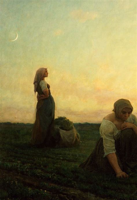 Jules Breton ~ Detail From The Weeders 19th Century Realism