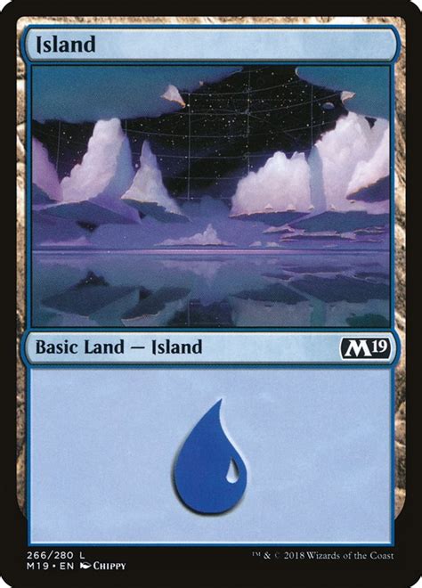 Island · Core Set 2019 M19 266 · Scryfall Magic The Gathering Search