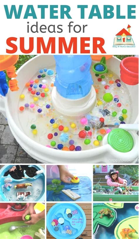 20 Ideas For The Water Table This Summer Stay At Home Educator