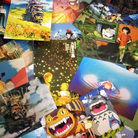 Ghibli Studios Miyazaki Hayao Anime Postcard Collectibles02 Shopee