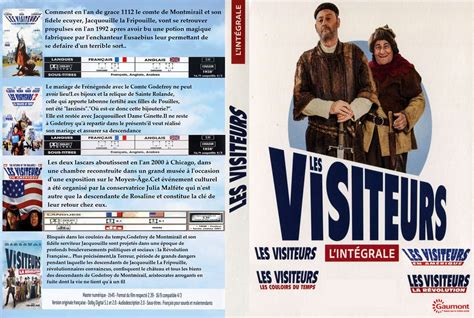 Jaquette Dvd De Les Visiteurs Lintegrale Custom Cinéma Passion