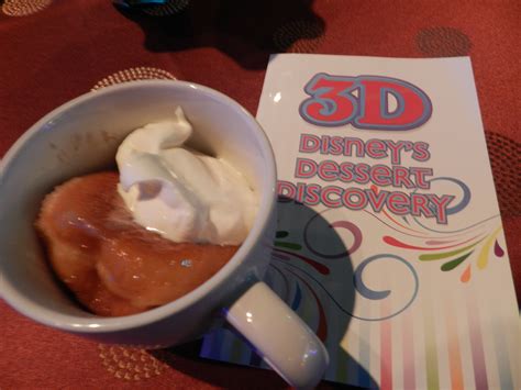 3d Disney Dessert Discovery Epcot For Adults Themeparkhipster