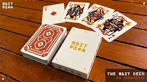 The 8bit Deck Red Back A Pixel Art Playing Card Deck Design You Trust