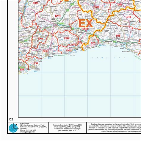 South East England Postcode District Locked PDF XYZ Maps