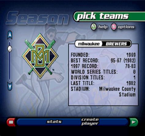 Triple Play 99 Screenshots For Playstation Mobygames