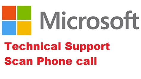 Microsoft Technical Support Scan Phone Call