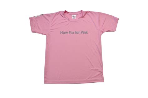 Dry Fit T Shirt Think Pink
