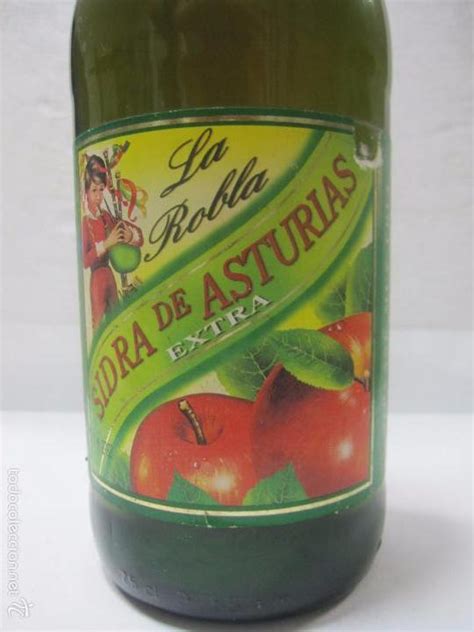 Botella De Sidra De Asturias Extra La Robla Comprar Coleccionismo