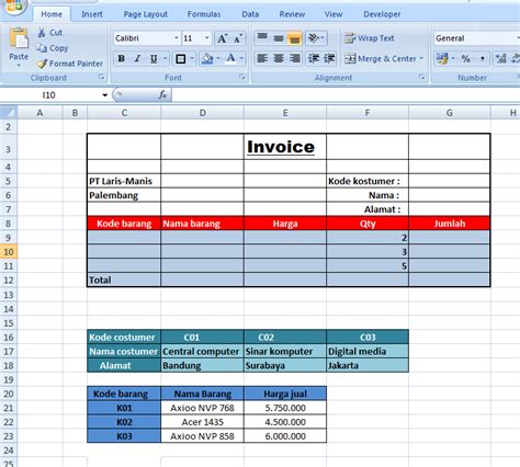 Cara Mudah Link Data di Excel 2016 dengan Vlookup