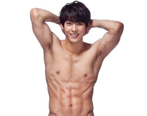 Btobs Minhyuk Drops Jaws With Flawless Chocolate Abs For Mens Health Soompi Btob Lee