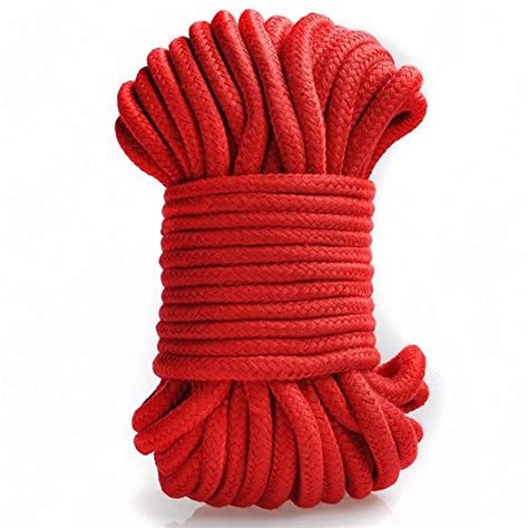 Angel Kiss Red Cotton Rope 32 Feet10m Natural Soft Durable Long