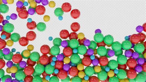 Colorful Balls 3d Stock Motion Graphics Motion Array