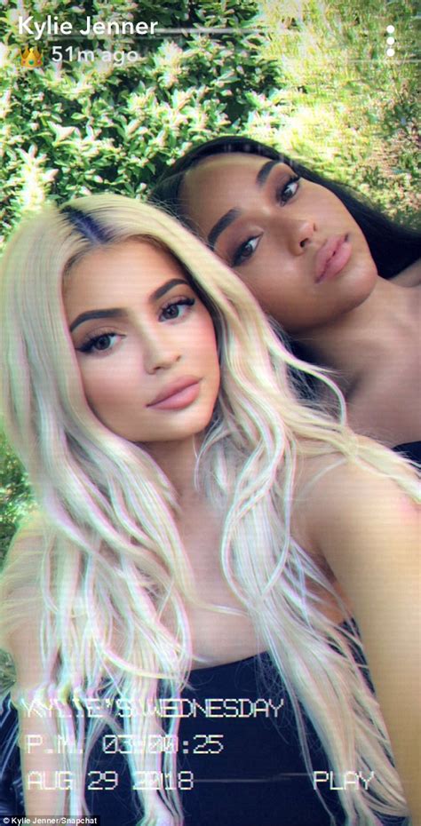 kylie jenner dons lengthy blonde tresses for sultry instagram snaps express digest