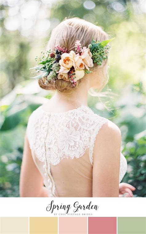 10 Of The Prettiest Spring Wedding Color Palettes Chic Vintage Brides