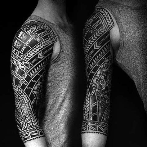 Amazing knot celtic half sleeve tattoo 7081240 piercings pertaining to size 708 x 1240. 125 Tribal Tattoos For Men: With Meanings & Tips - 1000 ...