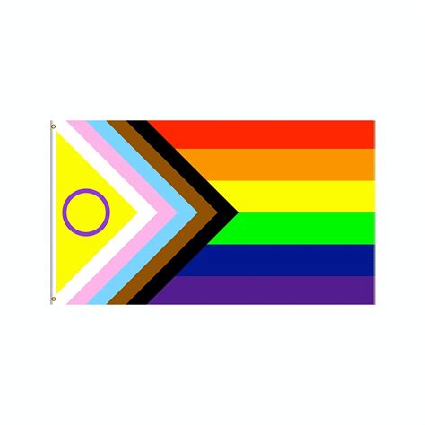 newest progress pride flag gets 2021 redesign to better represent intersex people lgbt rainbow flags