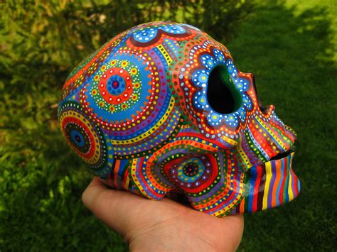 Sugar Skull Mexican Skull Day Of The Dead Calavera Sugar Skulls Colorful Detailed Colors