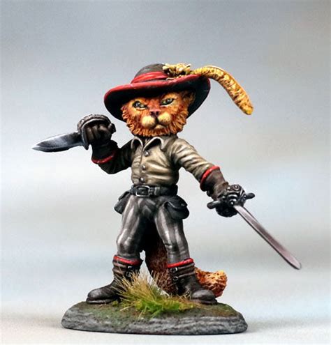 Dark Sword Miniatures Dsm8117 Catfolk Swashbuckler 28mm Dark Elf Dice