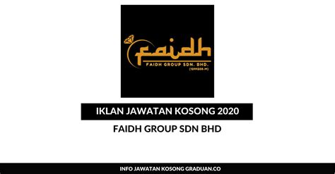 Like and comment down below.enjoy!. Permohonan Jawatan Kosong Faidh Group Sdn Bhd ~ Sale Admin ...