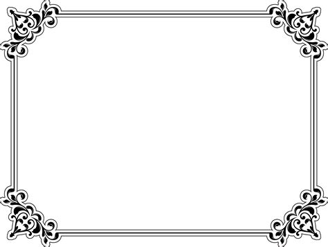 Simple Vector Frame At Collection Of Simple Vector